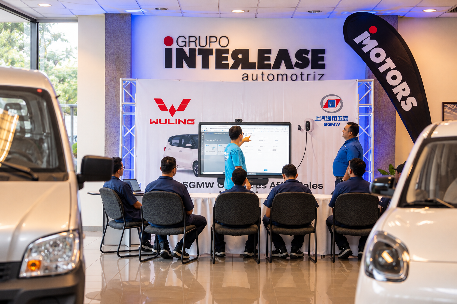 Capacitación técnica Wuling SGMW en iMotors San Pedro Sula
