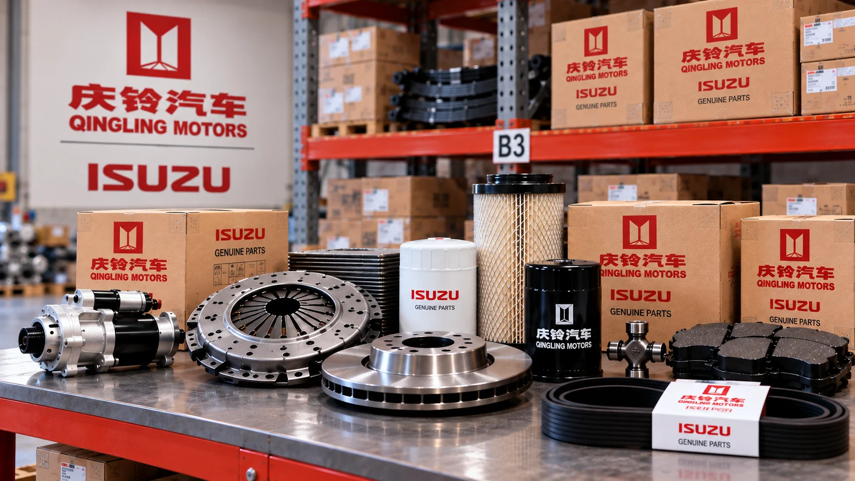 Repuestos originales Qingling ISUZU Honduras
