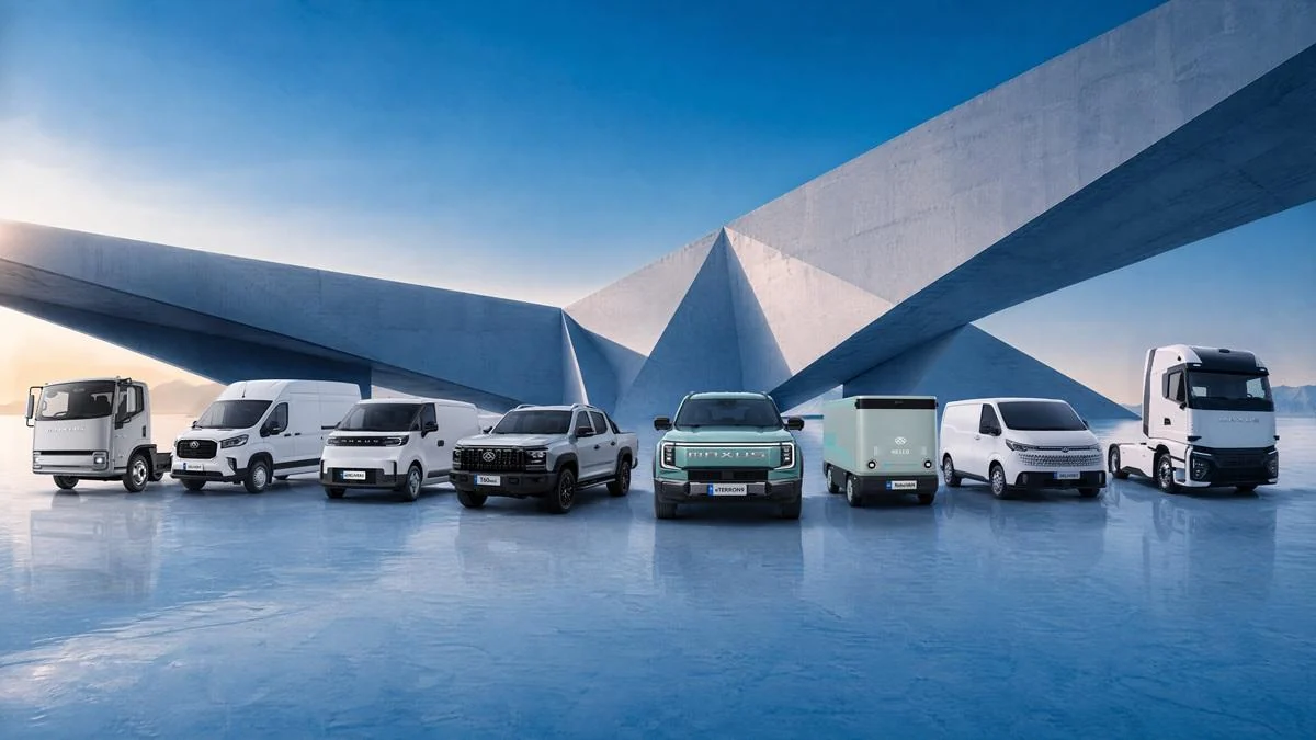 Gama internacional contemporánea de vehículos MAXUS